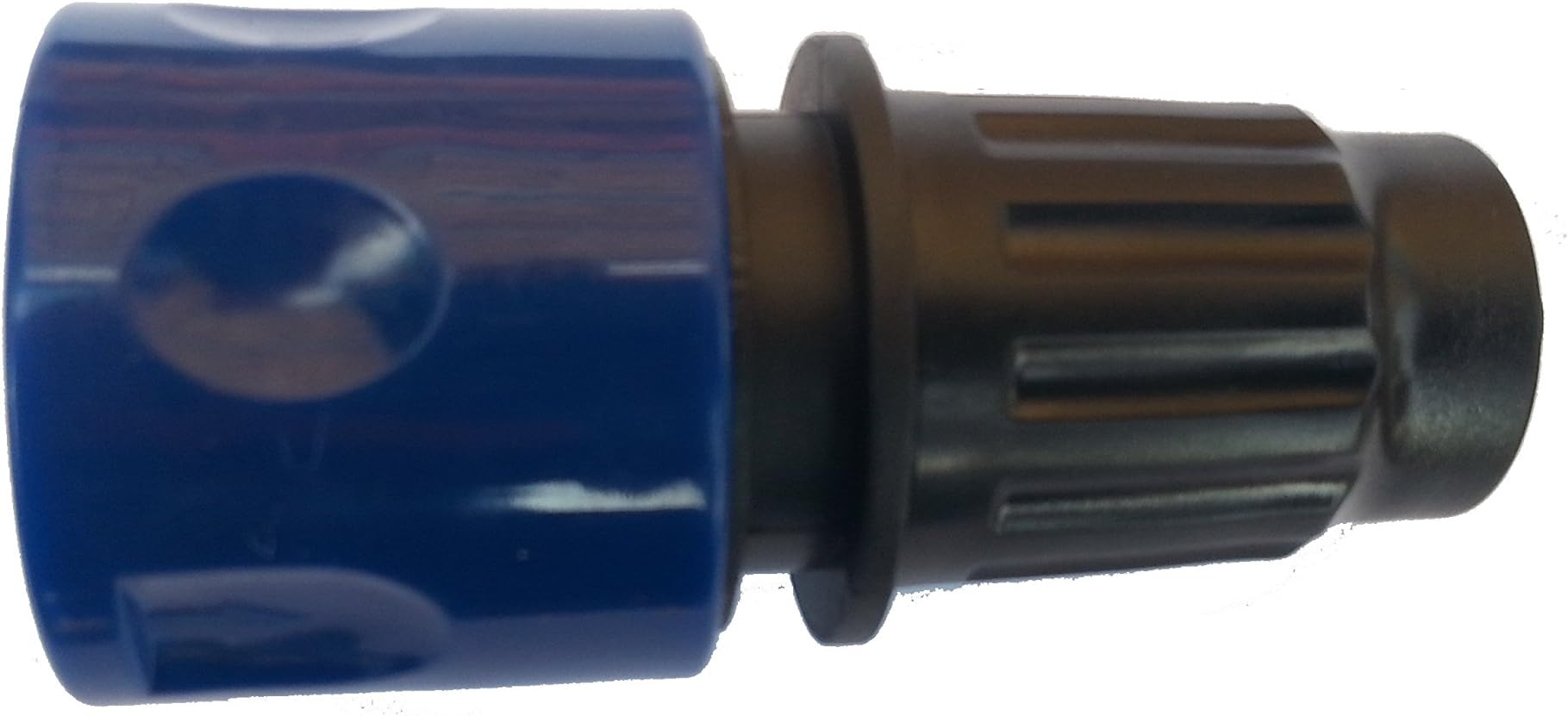 Blue female expanding hose connector, fits directly onto hose, FREE DELIVERY