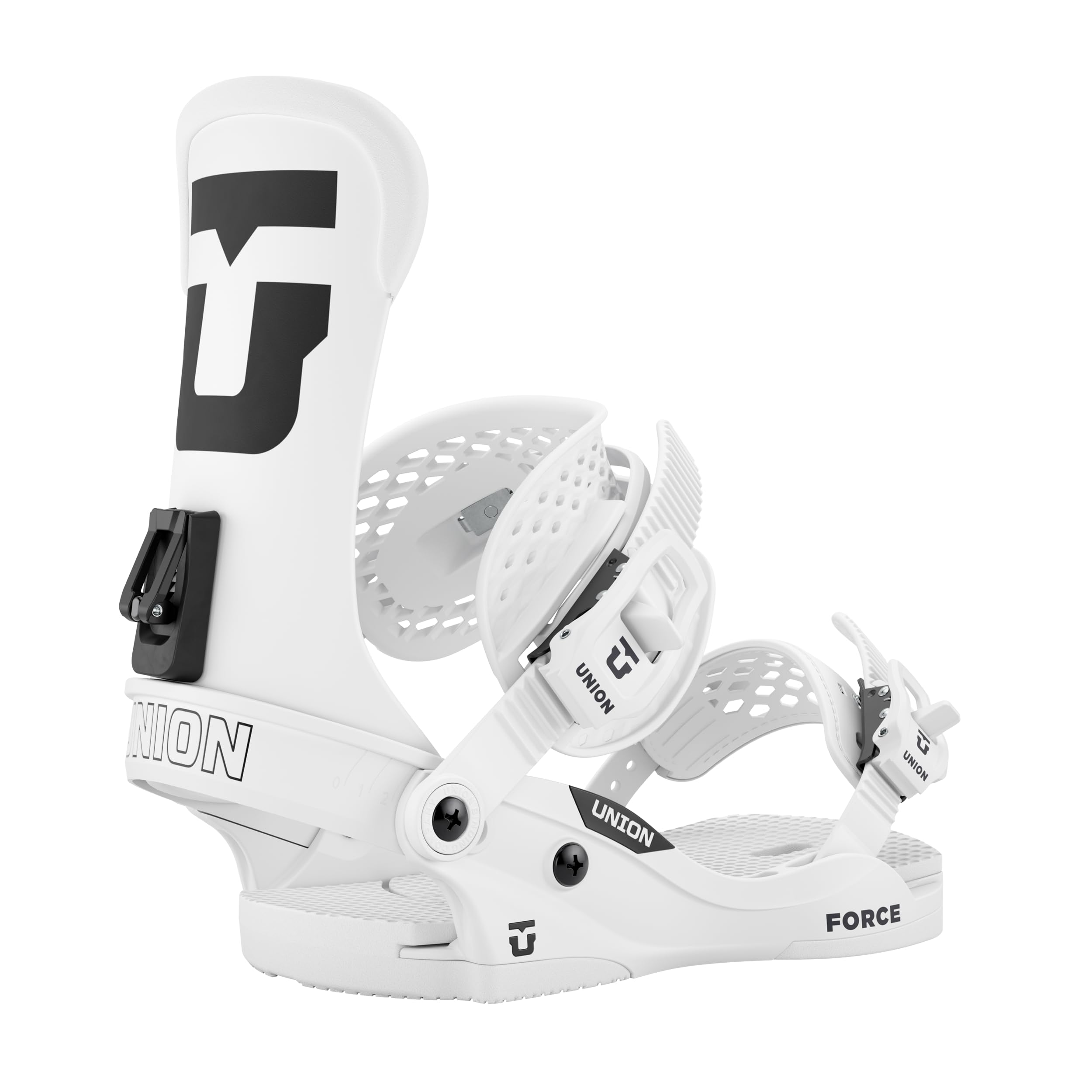 Union Force Classic Fixations de snowboard pour homme Blanc Taille L