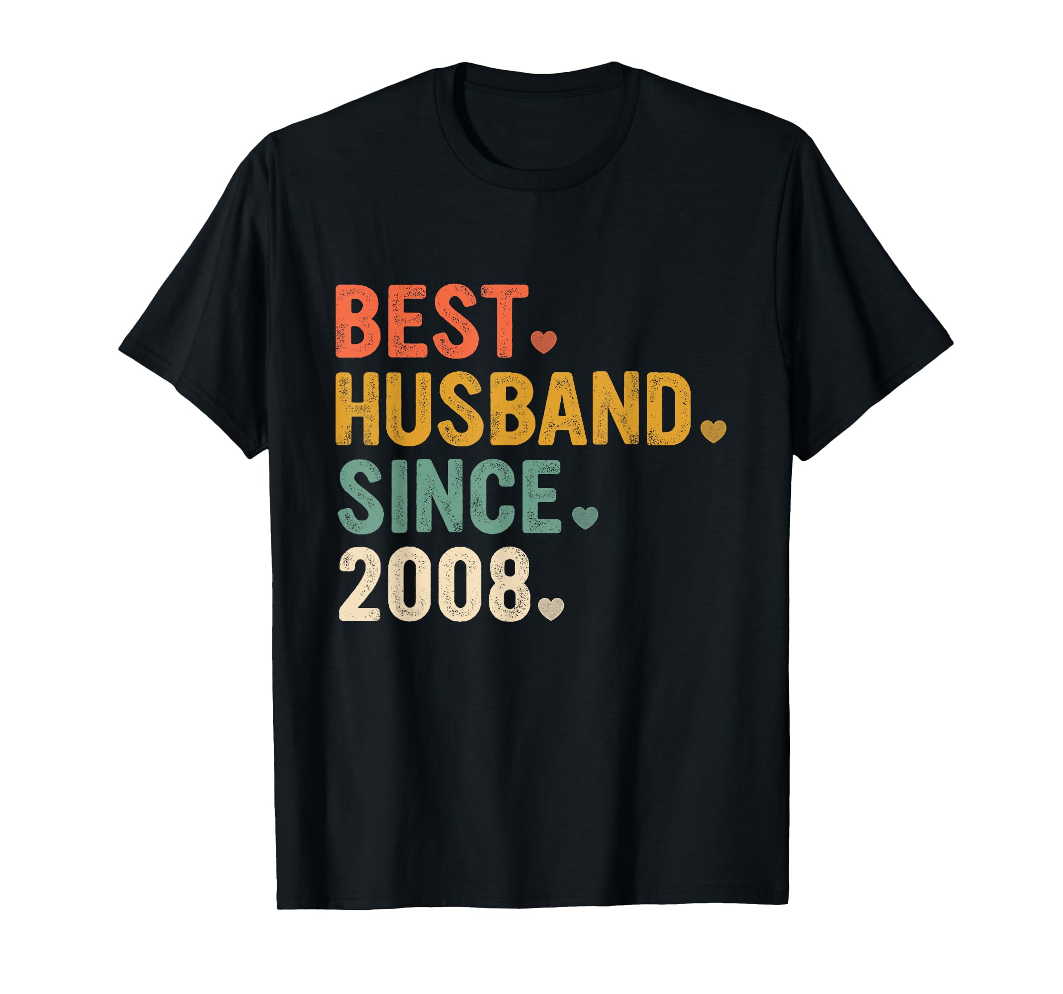 17 Aniversario para él Mejor esposo desde 2008 Camiseta