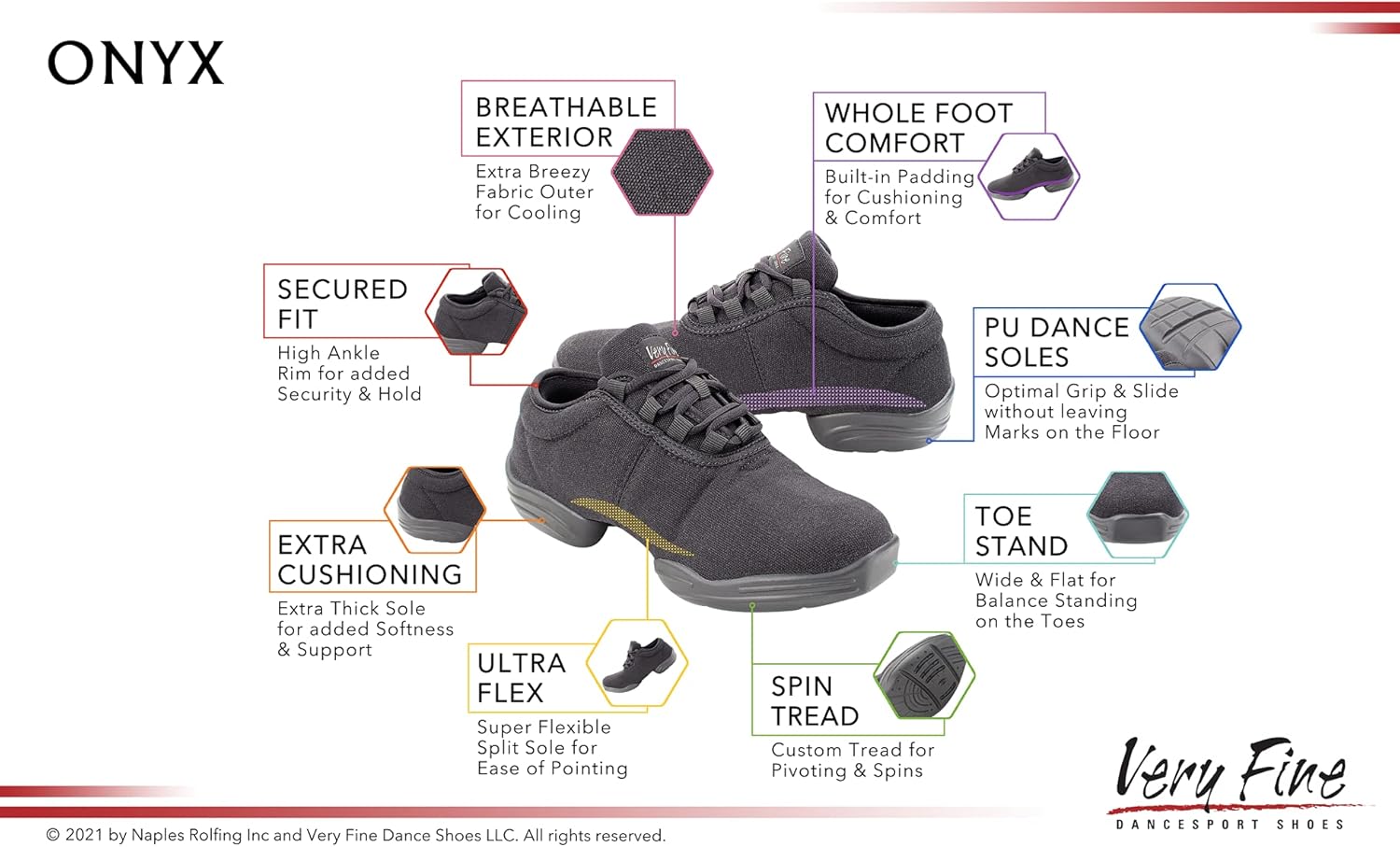 Very Fine Unisex-Adult Onyx Jazz Dance Street Latin Exercise Ballroom Dance Sneakers