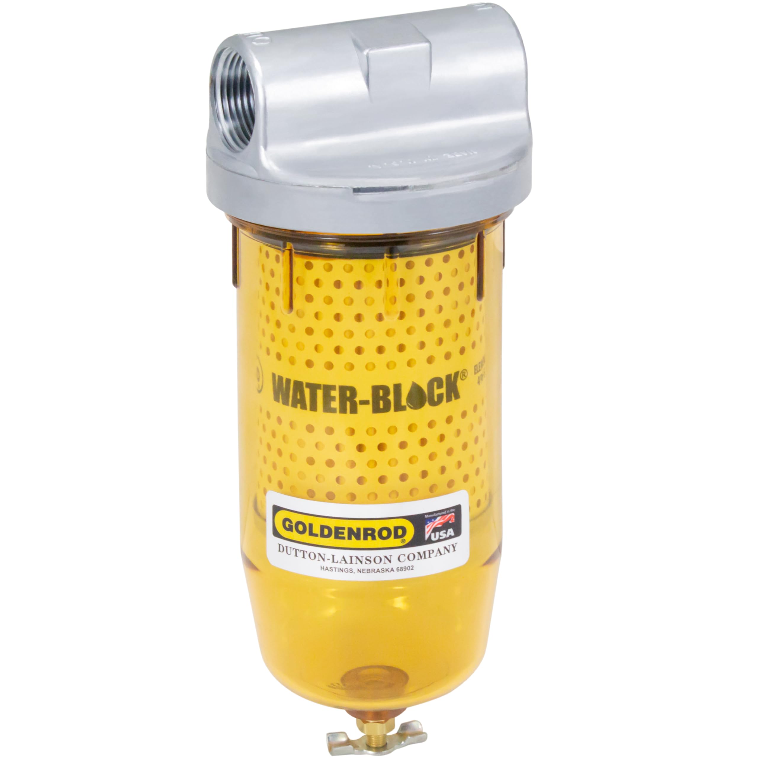 GOLDENROD 496 Bowl Water-Block Fuel Tank Filter with 1
