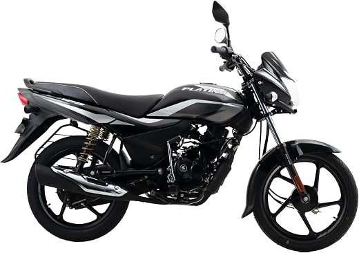 Bajaj Platina 100 Es Drum Motorcycle/Motorbike - Black Silver - Ex-Showroom