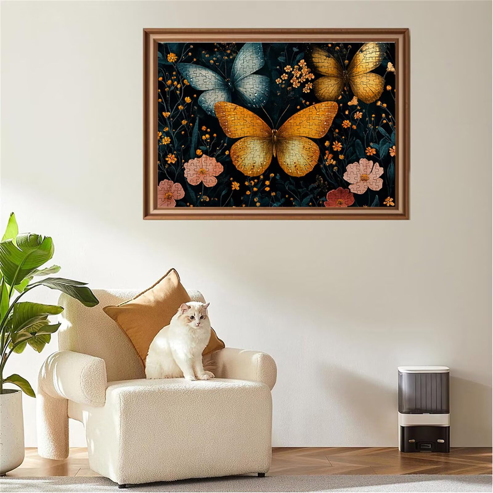 Puzzle 2000 sztuk motyl puzzle kwiat układanki drewniane, klasyczne dla dorosłych diY gra wyzwanie idealnie pasują między nimi literami z tyłu Wysokiej jakości układanki dla dzieci dorosłych wiek 14