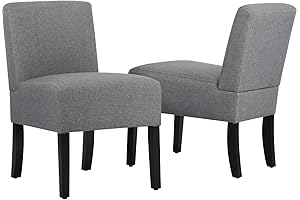 BestMassage Accents: Set of 2 Armless Accent Chairs