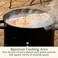 Vista 5 de Horno a carbón vertical, Negro, Cuisinart, 16 - pulgadas