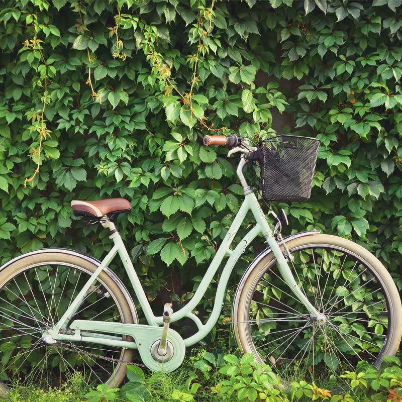 Retoo Fahrradkorb Vorne mit Lenkeradapter, Schnell klick Halterung, Fahrrad Korb mit Halterung, Lenkerkorb Fahrrad aus Feinmaschig, 24,5 x 34,5 x 25,9 cm, Vorderradkorb, Tragkraft als Einkaufskorb