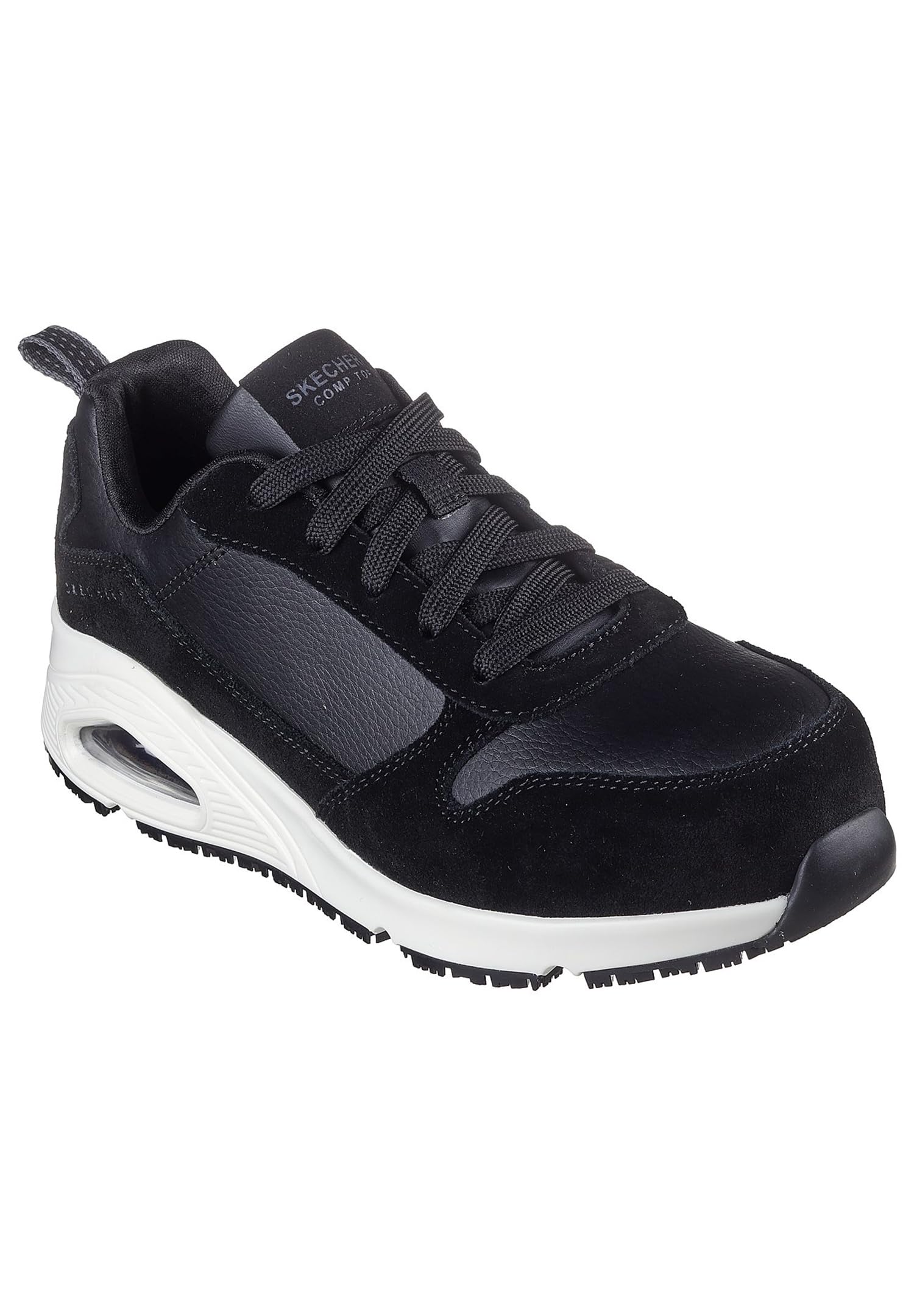 Skechers Women's Work Uno SR Elainy Black/White, 7 UK