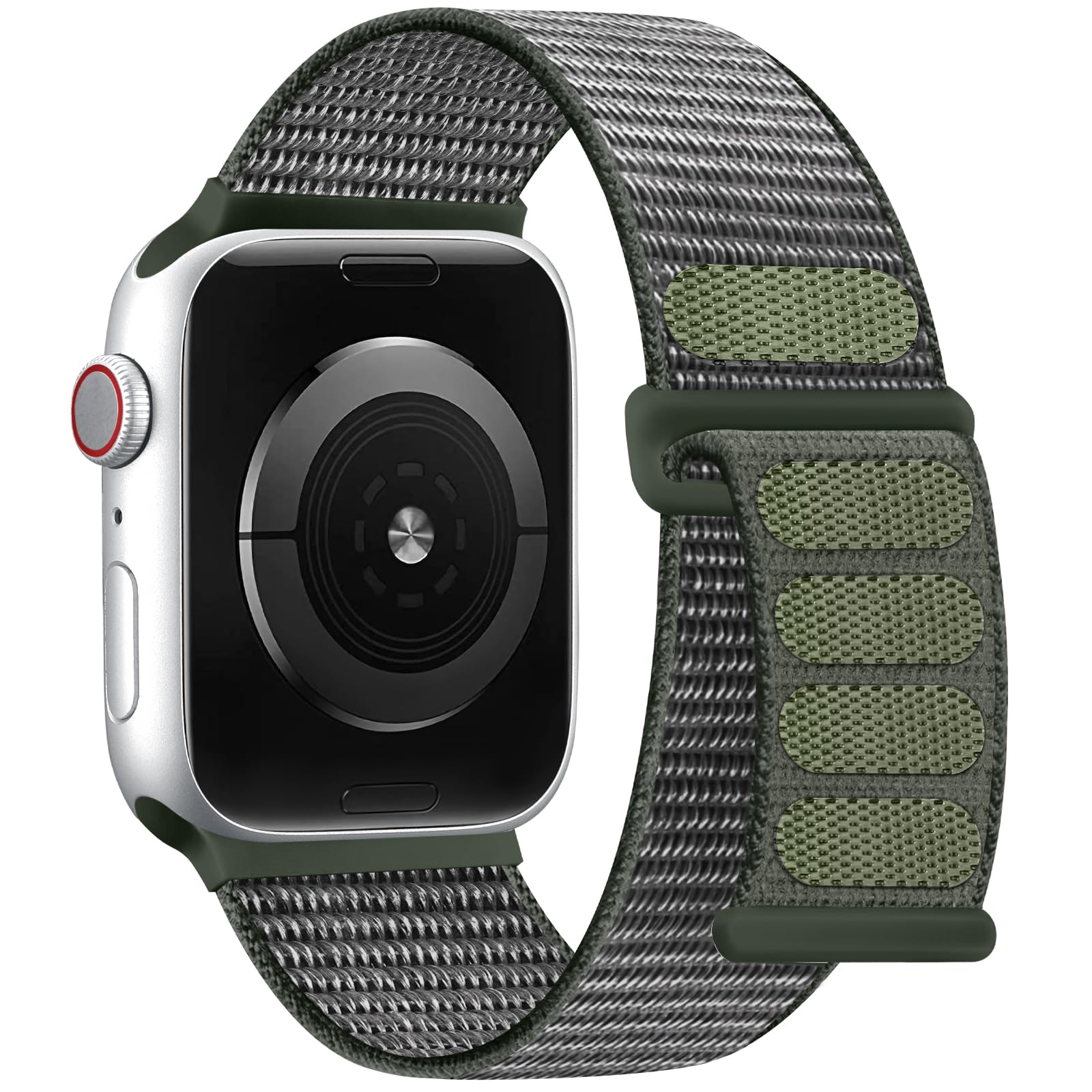 DaQin Nylon Sport Loop Compatible with Apple Watch Band 40mm 38mm 41mm 42mm 44mm 45mm 46mm 49mm, Soft Breathable Braided Wristband for iWatch Band for