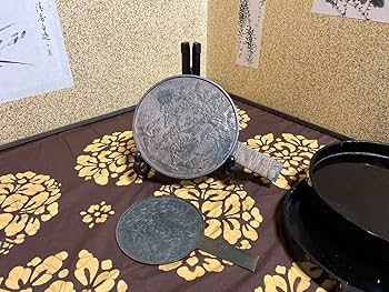 古鏡三点セット 和鏡 古銅鏡 円鏡 銅鏡 天下一藤原光政　光長　LB 古鏡三点セット 和鏡 古銅鏡 円鏡 銅鏡 天下一藤原政