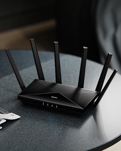Miniatura 8 de Cudy Enrutador WiFi 7 BE11000 de tres bandas, 6 flujos de 10 Gbps, 4 puertos de 2.5G, hasta 11000 Mbps, servidor y cliente VPN, aplicación Cudy y