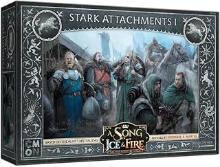 A Song of Ice and Fire Tabletop Miniatures Game Stark Unit Attachments Box I - Enhance Your Stark Units! Strategy Game for Adults, Ages 14+, 2+ Players, 45-60 Minute Playtime, Made by CMON