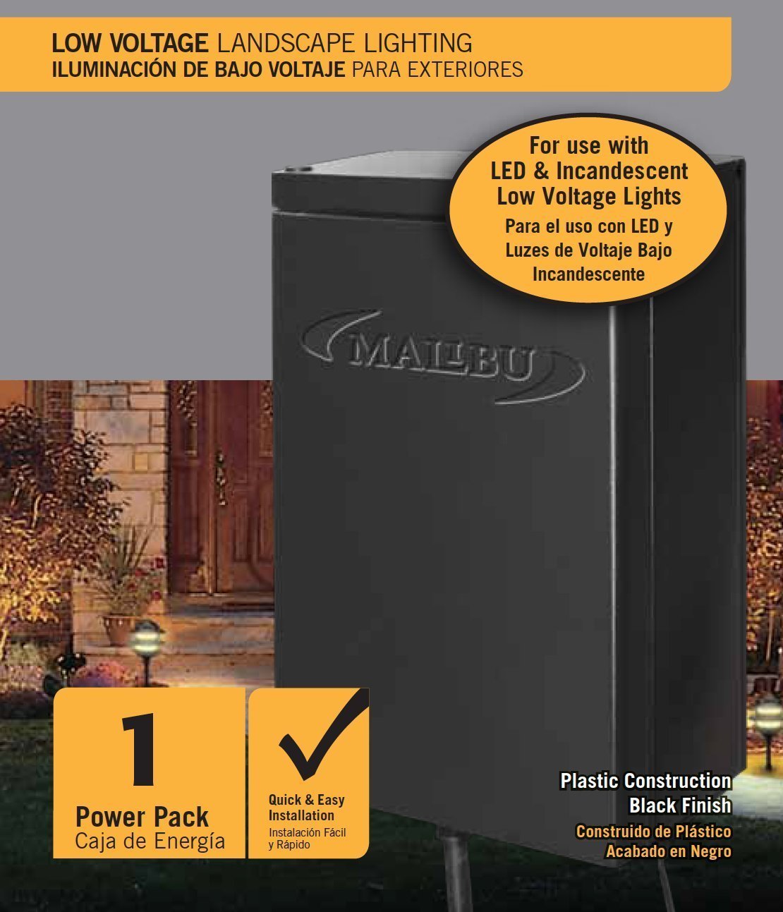 Malibu Landscape Lighting Transformers Malibu ML121RT 121 Watt Power