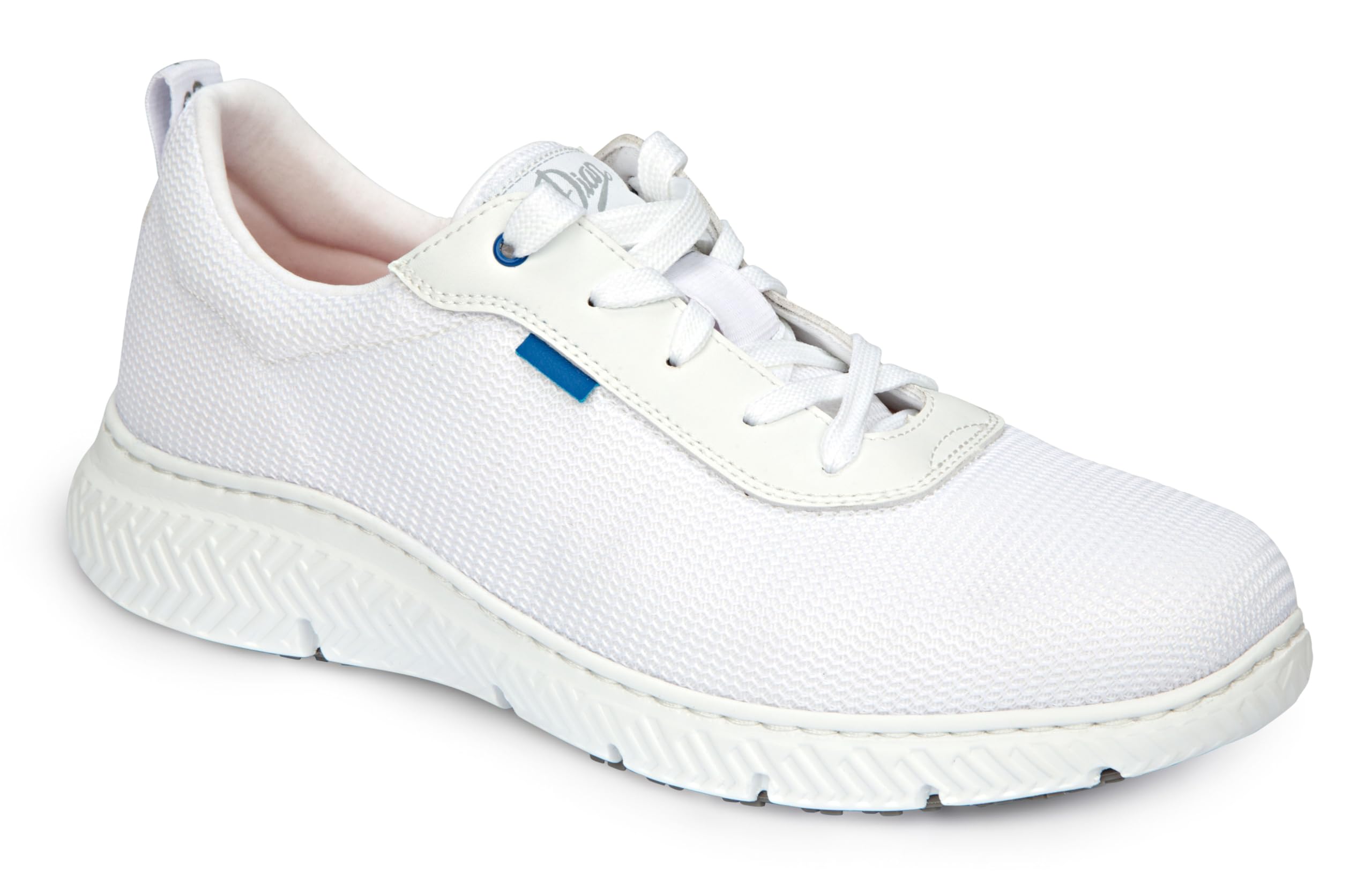 DIAN - SEUL Blanco 41, Zapatilla de Trabajo para Sanidad, Hostelería y Restauración, Zapato de Trabajo Unisex, Plantilla Acolchada y Suela Antideslizante, Material Transpirable y Repelente a Líquidos