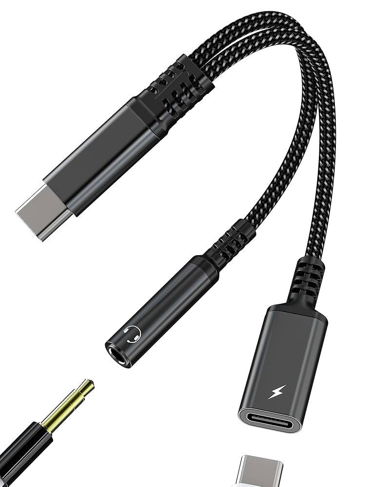 USB Type-C to 3.5mmオーディオアダプタ usb c イヤホン Amazon.co.jp: USB C 変換3.5mmイヤホンアダプタ同時タイプc