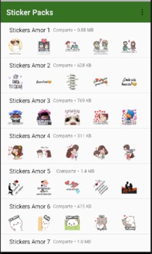 Stickers de Amor