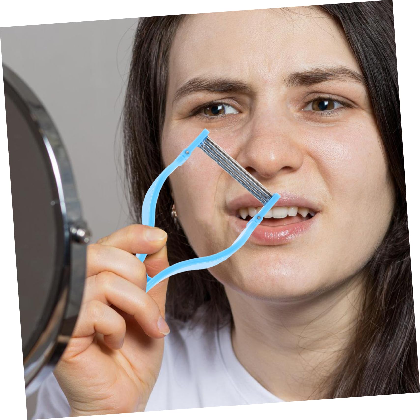 HONMEET Facial Epilator Women's Face Hair Remover Spring Roller Hair Removal for Smooth Sk