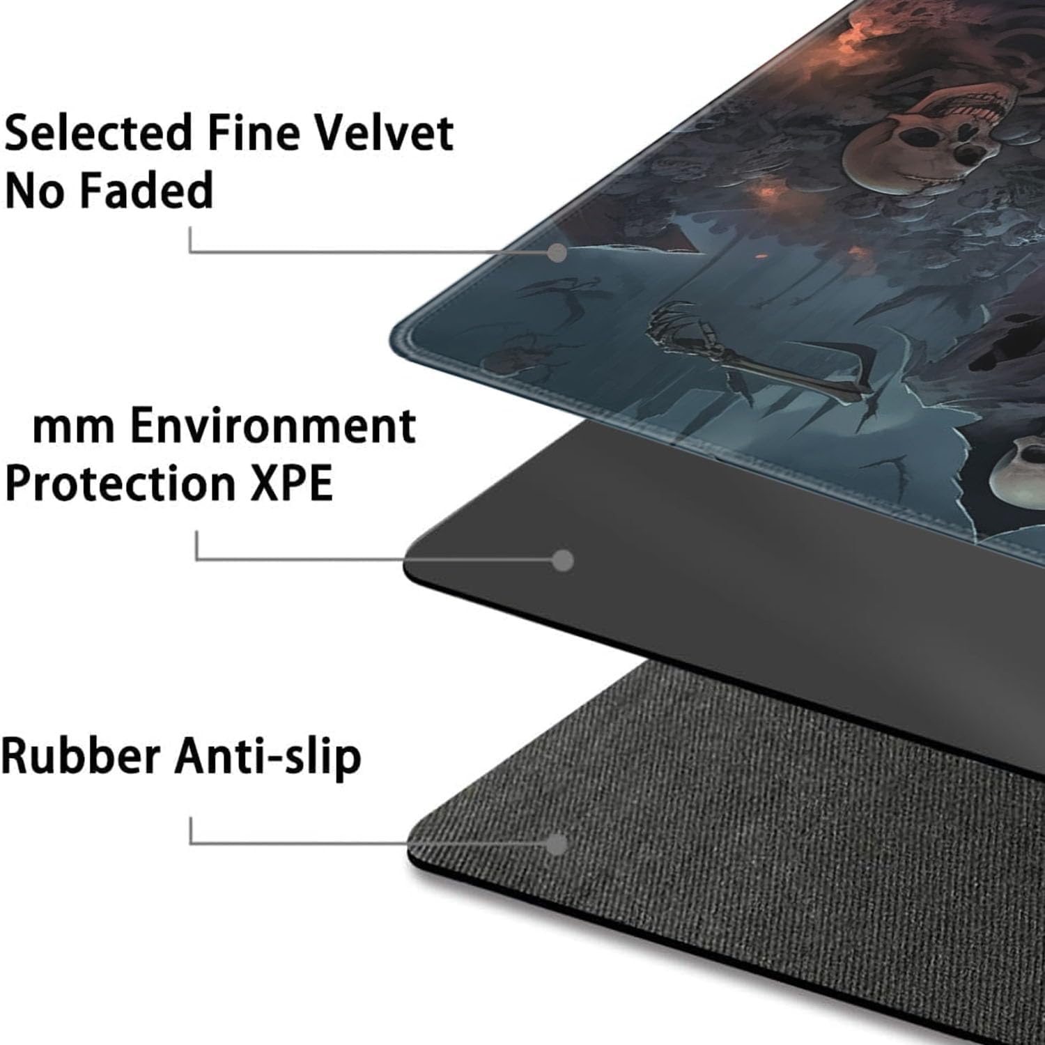 Board Game for TCG Playmat Table Mats Games Size 60X35 cm Mousepad Compatible for MTG RPG CCG Trading Card Game Play mats with 6 Dice (Playmat 117)