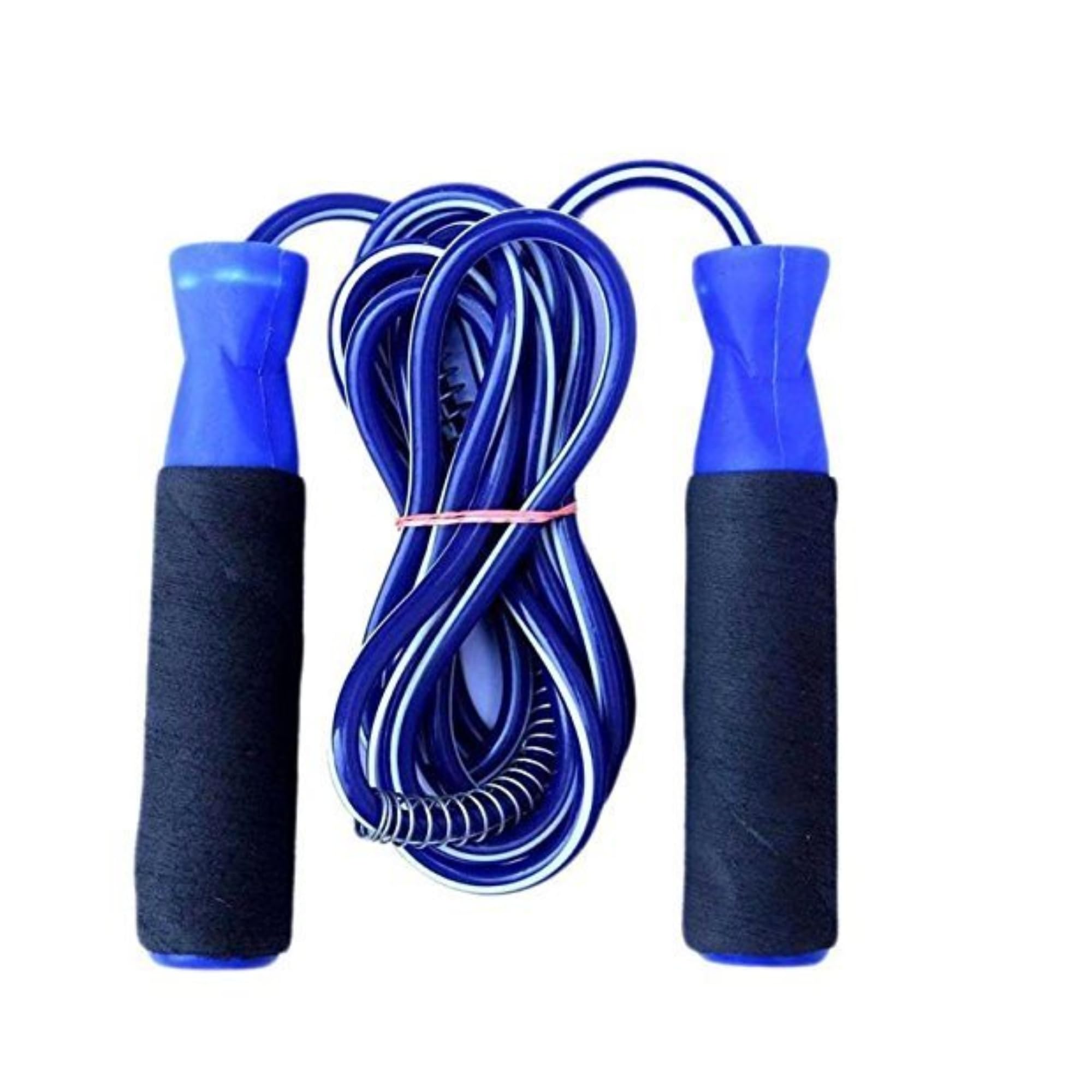 Everyday Walk Adjustable Skipping Rope for Men & Women, Jumping rope | fitness Rope GYm, Sports, & Exercise (Blue)-image-0
