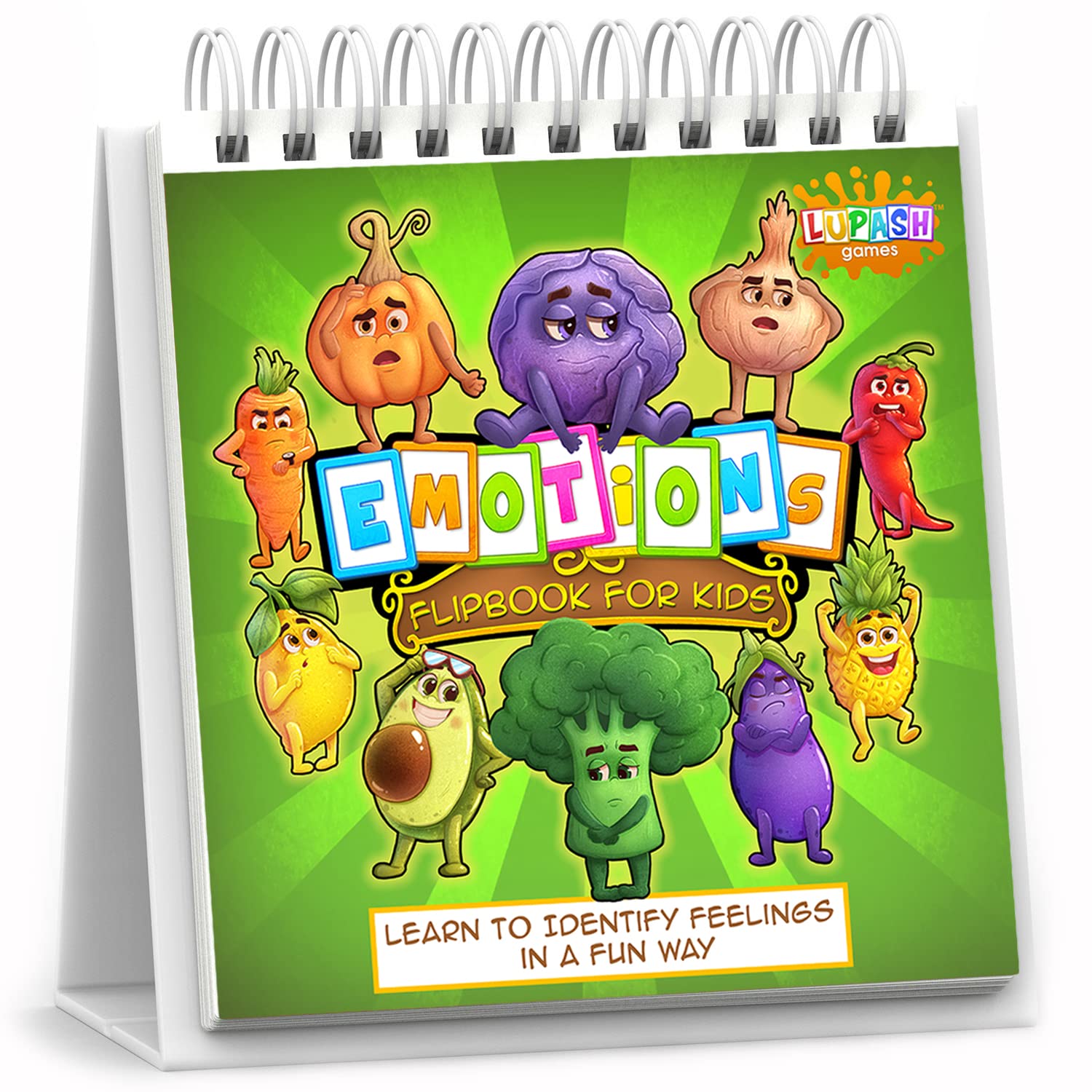 Amazon.com: Lupash Games Feelings Flipbook for Kids by