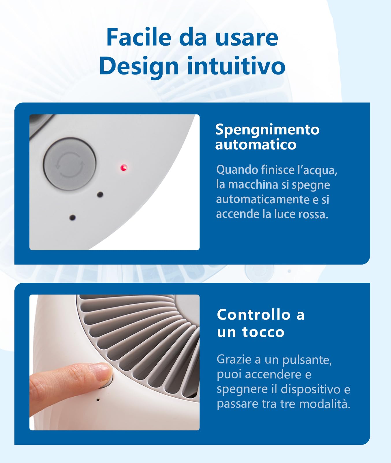 Mini umidificatore da 2,5 litri, umidificatore ad aria umidificata, per ufficio, hotel, camera da letto USB, senza nebbia, piccola batteria per bambini