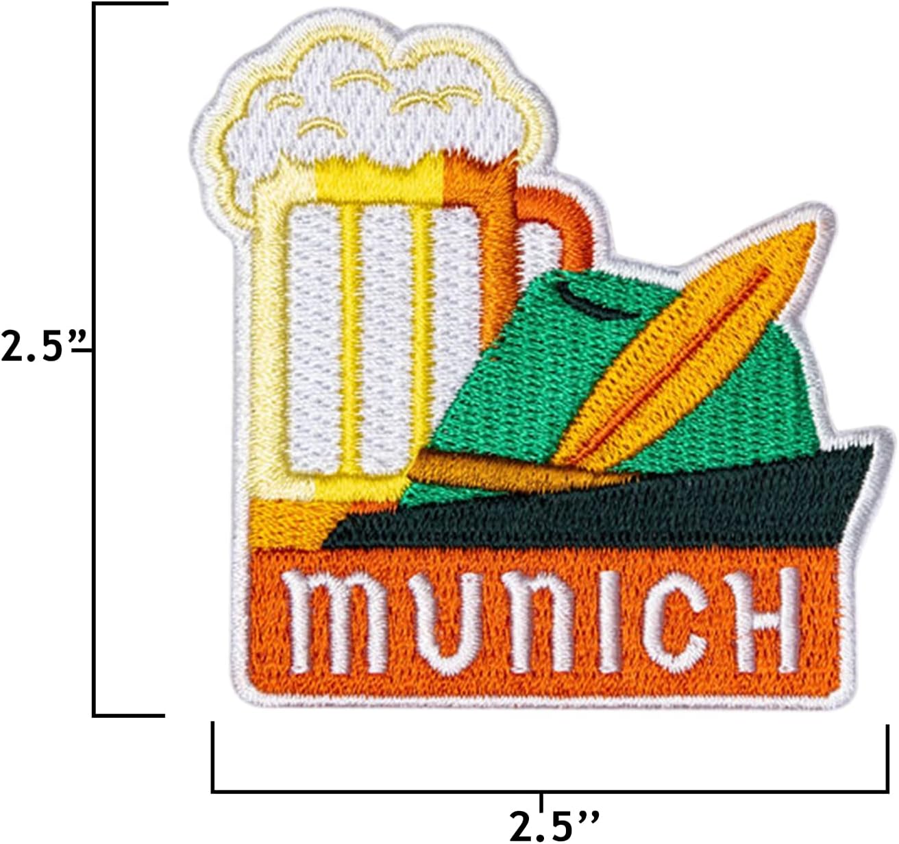 Munich Bundle - Travel Patch and Vinyl Sticker image 2