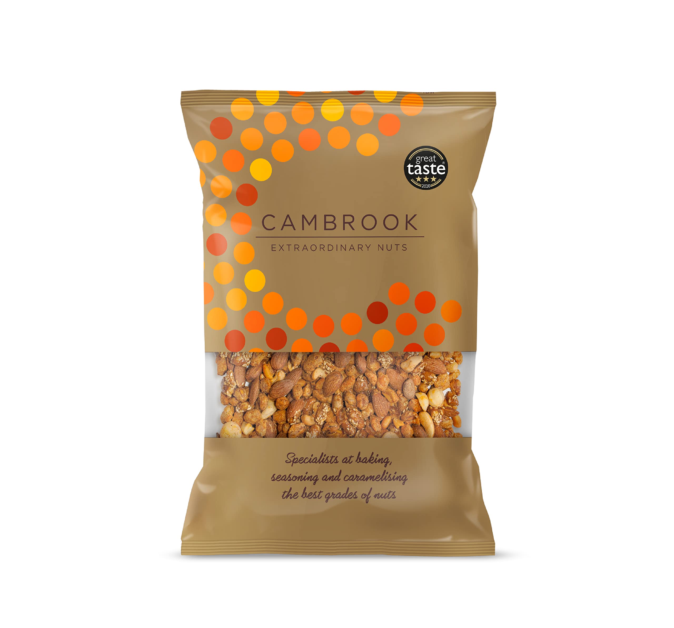 Cambrook - Mix 6, Salted, Smoked, & Caramelised Mixed Nuts, 1kg Bag