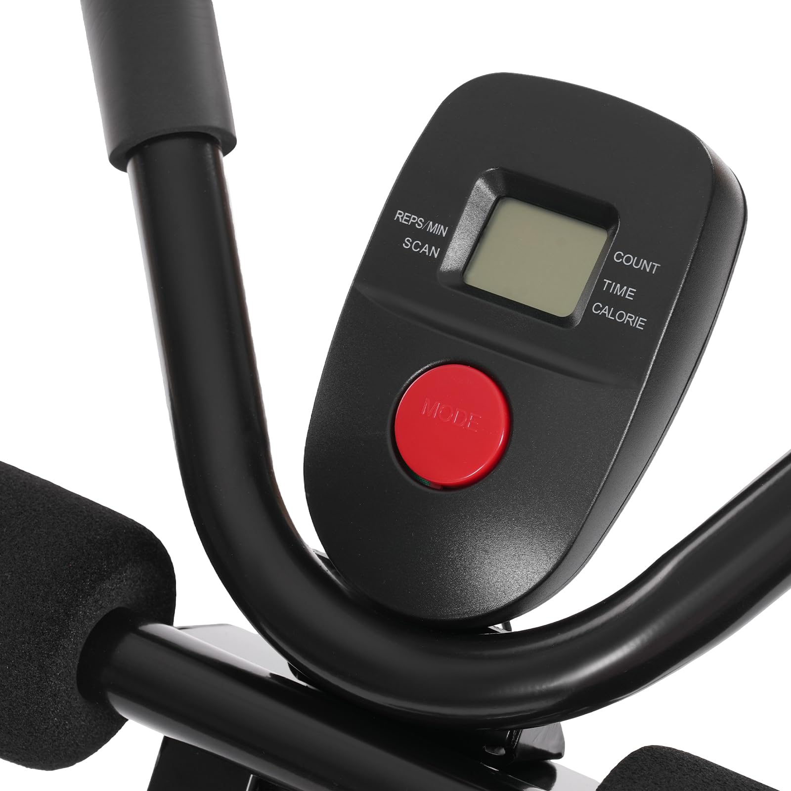 Allenatore addominale pieghevole a 3 livelli di resistenza addominale con display a LED, ruote silenziose, attrezzo per l'allenamento addominale regolabile, 200 kg per allenamento braccia e gambe