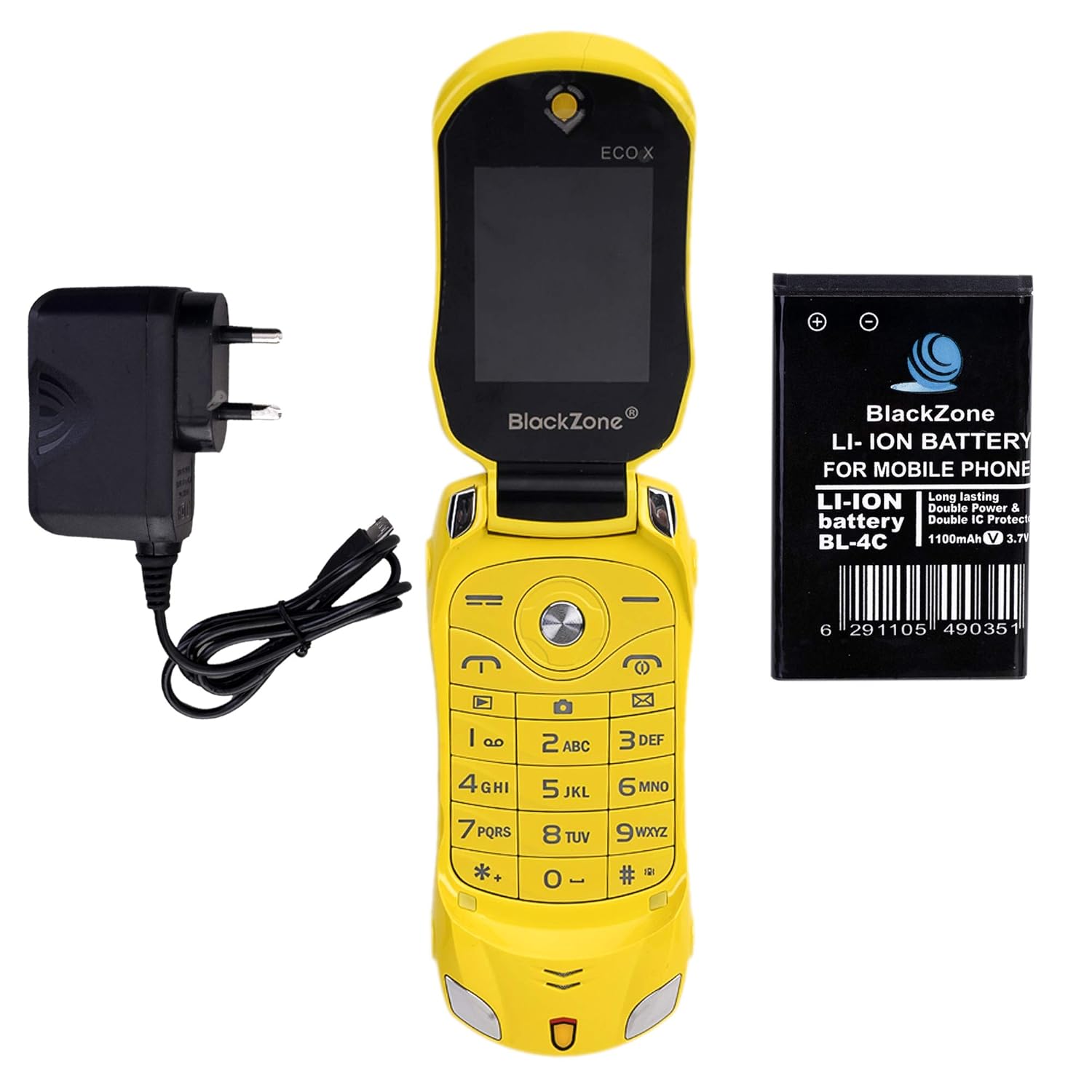 New Year Sale Black Zone Eco X, Basic Car Shape Flip Along With Charger (D...