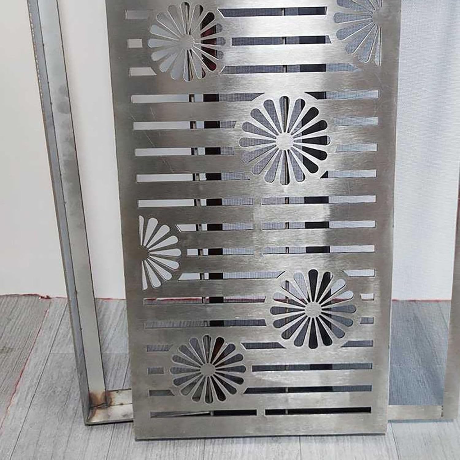 French Drain Kit Steel Grates for Driveway, Efficient Drainage Drain Strainers Grate, Storm Drain Strainer for Garbage Disposal, Multi-Size(20x20x3cm(7 7/8x7 7/8x1 1/8"))