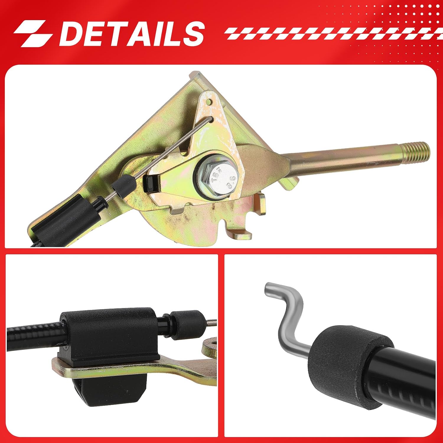 603409 60" Throttle Control Cable for Hustler Zero-Turn Mower Super Z，Super Z HD, RD Super Z HD, Super Z EX, X-ONE & Super 104 Replace# 603409 (603409)