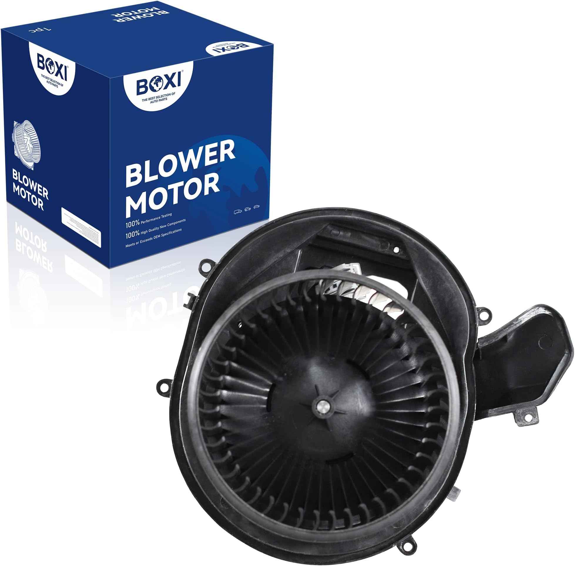 BOXI Blower Motor Fan Assembly Fits for Volvo S60 2001-2009 / S80 1999-2006 / V70 2001-2007 / XC70 2003-2007 / XC90 2003-2014 / Replace OE# 91714790 700186 75861 PM9295 BM9295C 313203937