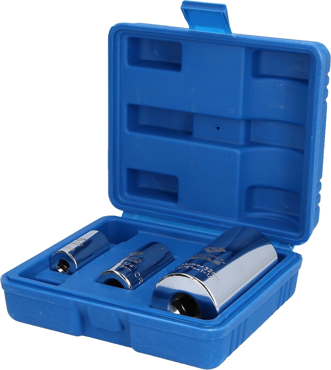 Jeu de 3 douilles KSTOOLS BT022003 en acier robuste de 5 à 32 mm
