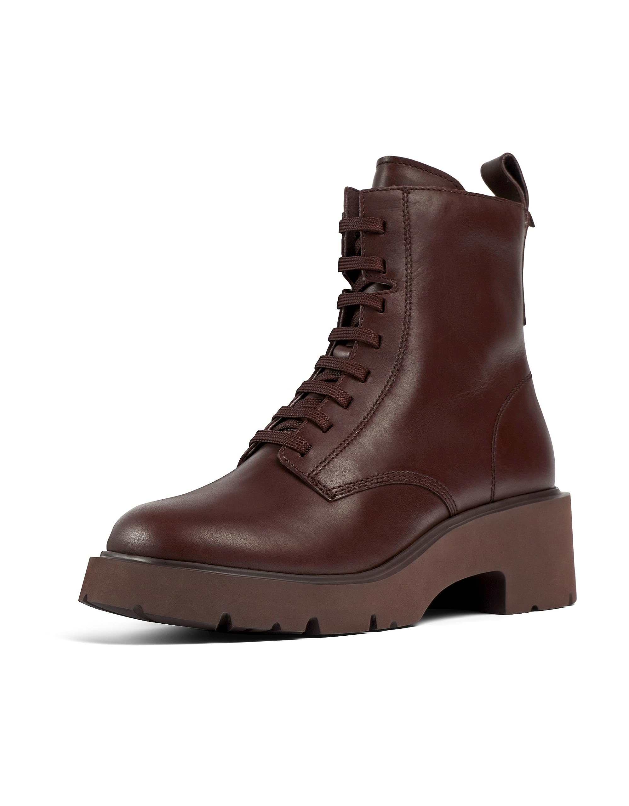 Camper Women's Milah Ankle Boots, Burgundy 008, 3 UK