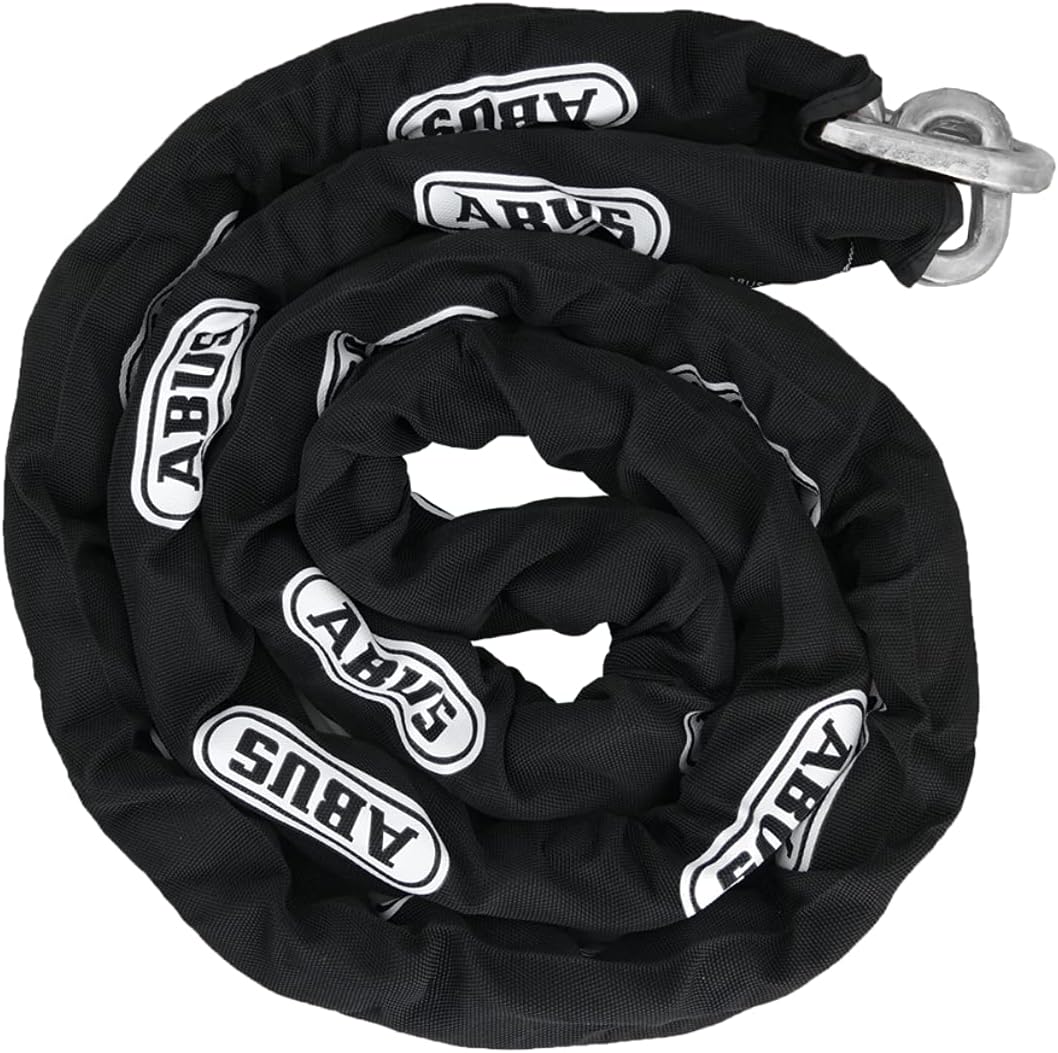 Hardened Steel 10KS 3/8" Thick Square Security Chain for Bikes, Containers, Trailers, ATV's, Motorcycles and Personal/Industrial Property (6')