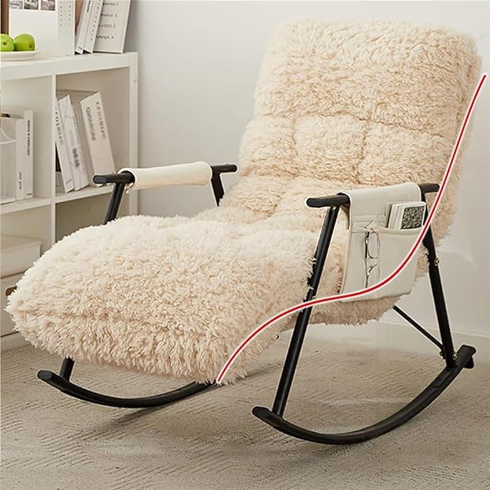 Fauteuil à bascule pour soulager le dos avec dossier réglable inclinable