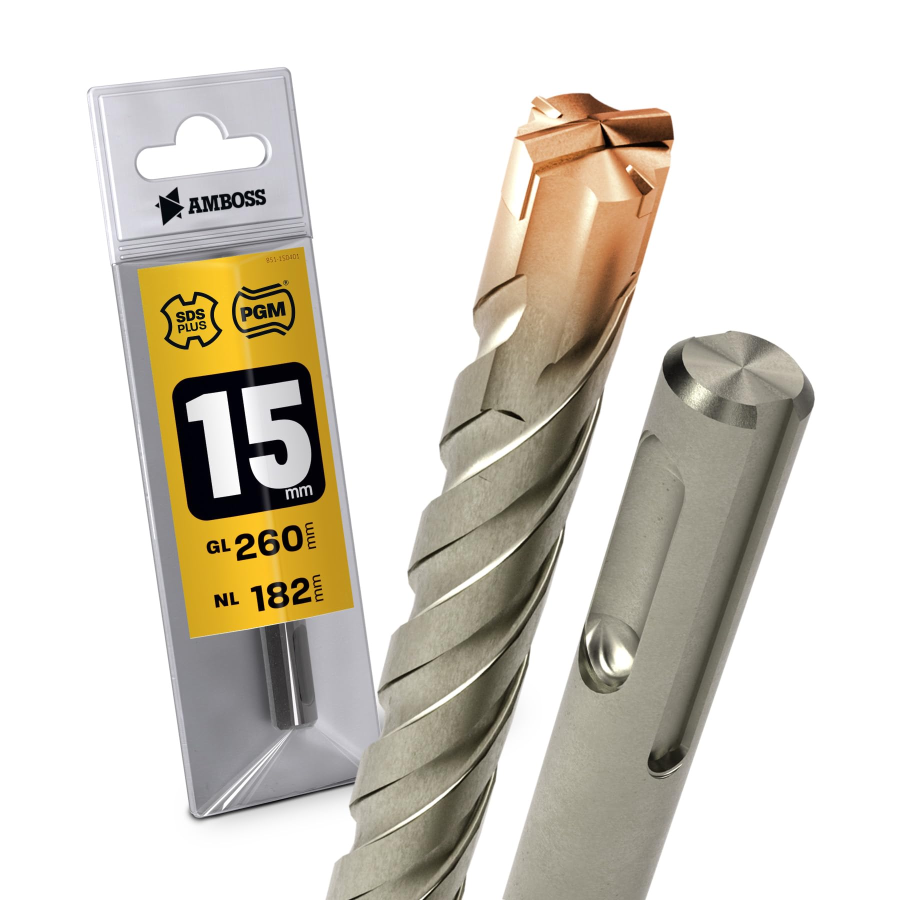 Sierra Perforadora De Pared 65 Mm - Cortador De Agujeros SDS Plus Para Hormigón, 350 Mm