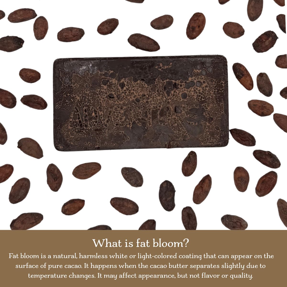 Ceremonial Grade Cacao Block – 100% Pure Cacao Paste, High-Amazon Basin Peru, Unsweetened Vegan Drinking Chocolate for Rituals & Meditation, 8 oz