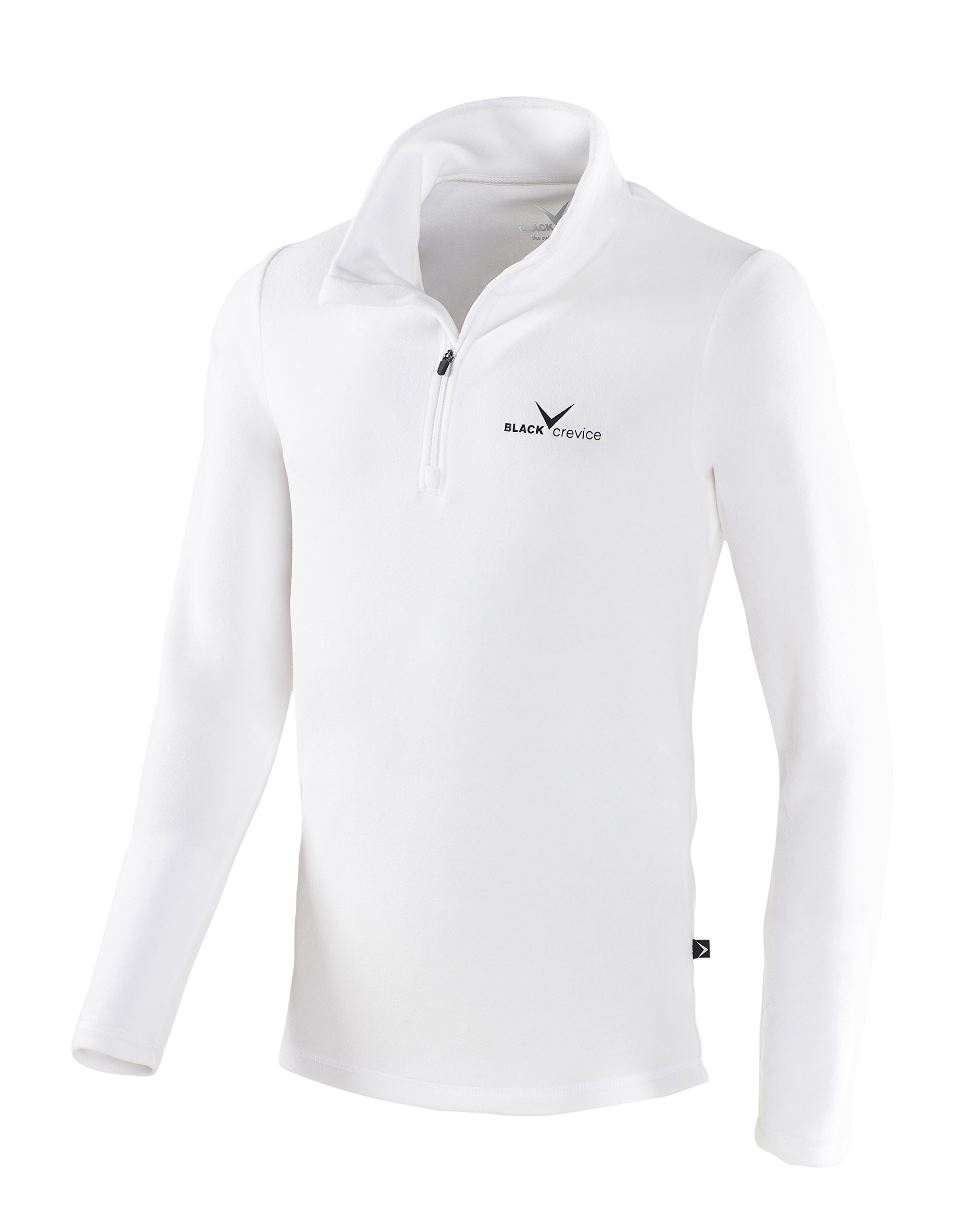 Black Crevice Men Skirolli Ski Roll-Neck, White - White / black, XXL (Manufacturer Size: 56)