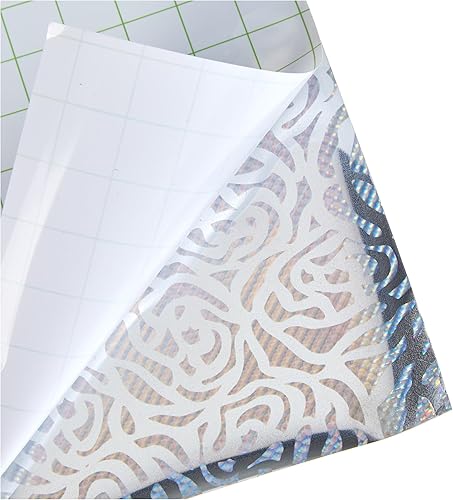 Miniatura 4 de Cricut Cristales holográficos de vinilo de alta calidad Rose  Permanentes, 3.9ft (4 pies), burbujas grises