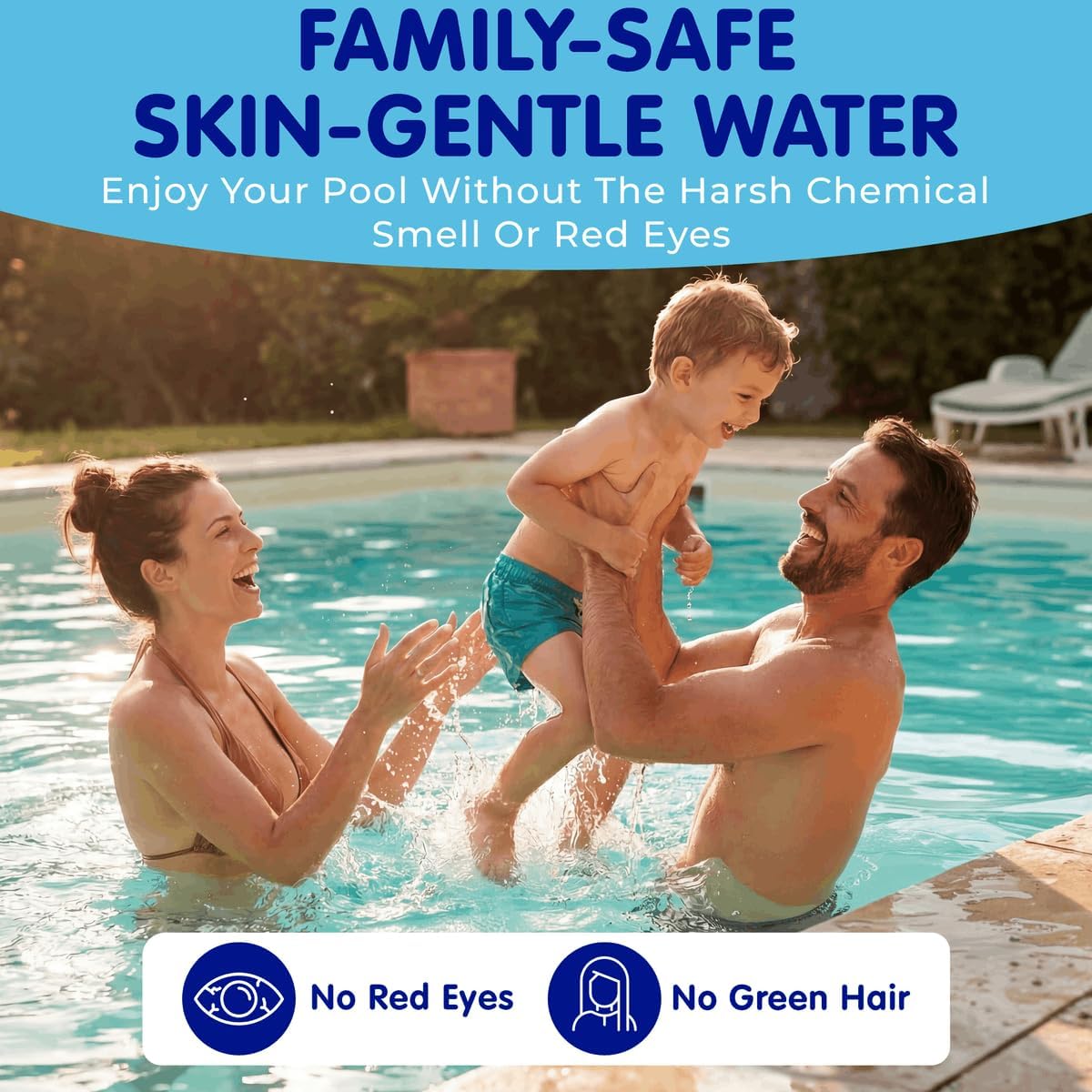 Monthly Algaecide for Swimming Pool, Pool Algaecide for Inground Pool & Above Ground Pool - Effective Monthly Treatment to Prevent Algae Growth for Pools Between 10,000 and 15,000 Gallons