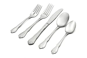 Oneida True Rose 45-Piece Everyday Flatware Set: Shining Elegance for Your Table