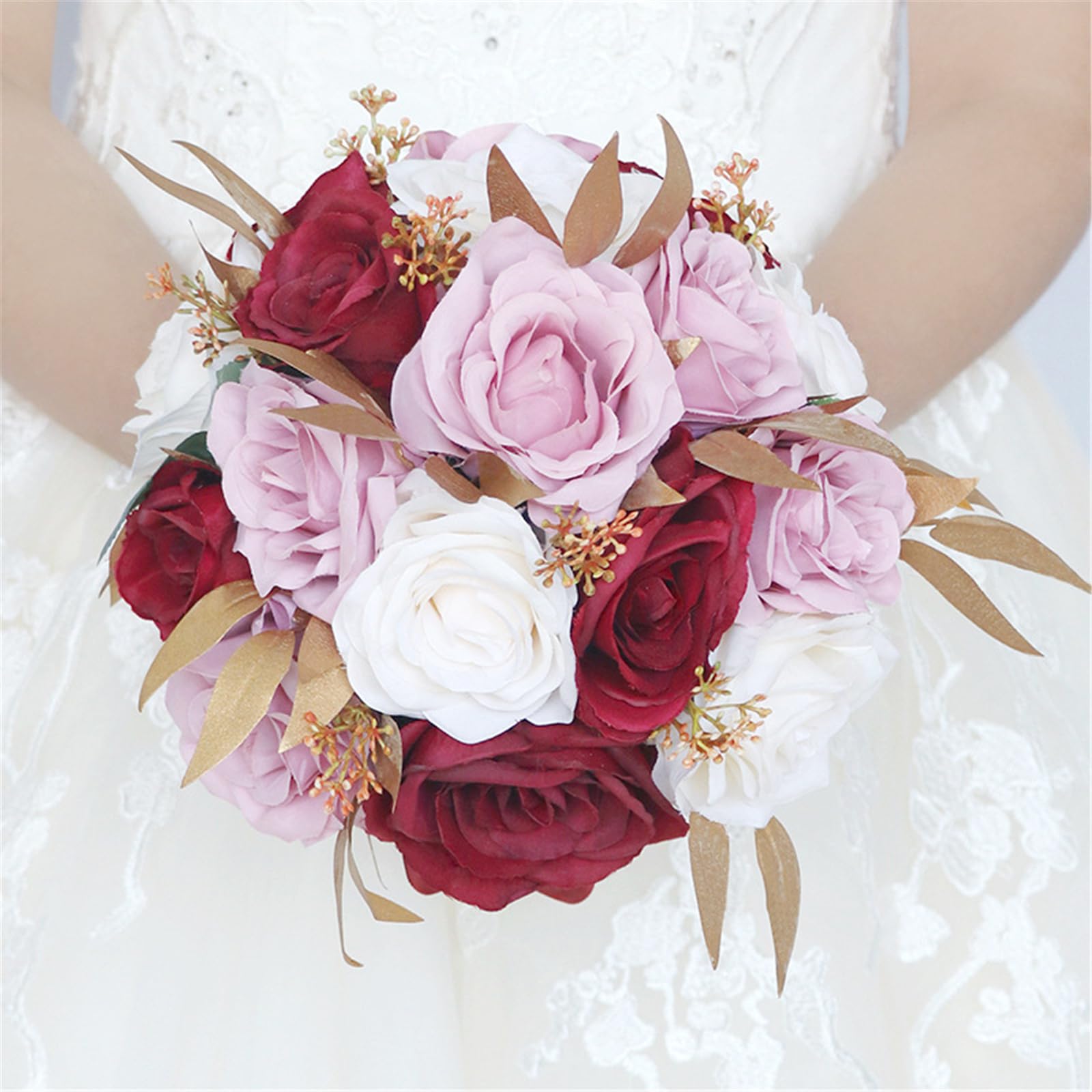 HJRegaFimu Bridal Bouquet Bridesmaid Bride Holding For Wedding Party Artificial Bouquets Customization Photo Shooting