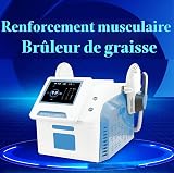 PHOLK Machine Amincissante Body Sculpt, Machine Électromagnétique De Sculpture Corporelle 2800 W, Intensité De Vibration Magnétique : 7 Tesla, EMS pour Brûler Les Graisses, pour Cuisses, Fesses - 6