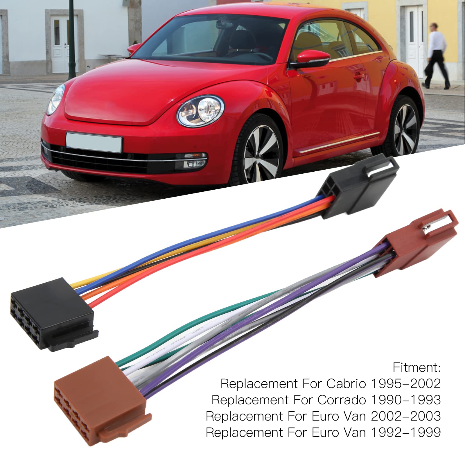 Adaptateur Faisceau ISO Pour Autoradio - Connecteur 16 Broches Mâle/Femelle Plug & Play