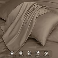 Vista 73 de MooMee Queen Duvet Cover Set, 100% Extra Long Staple Cotton 600 Thread Count Sateen Silky Soft Breathable Durable Luxury Hotel Quality Bedding Set