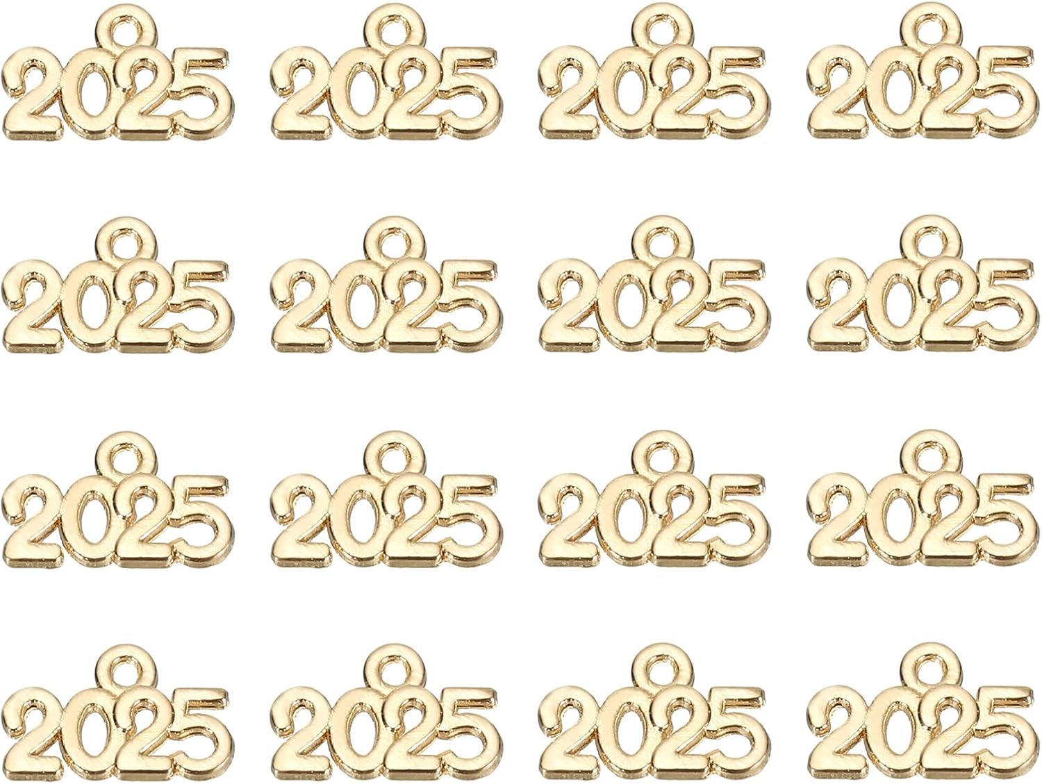 PATIKIL Graduation Tassel Charm, Alloy Year Mini Letter Charm for Graduation Tassel Graduation Cap Necklace Pendant Key Making