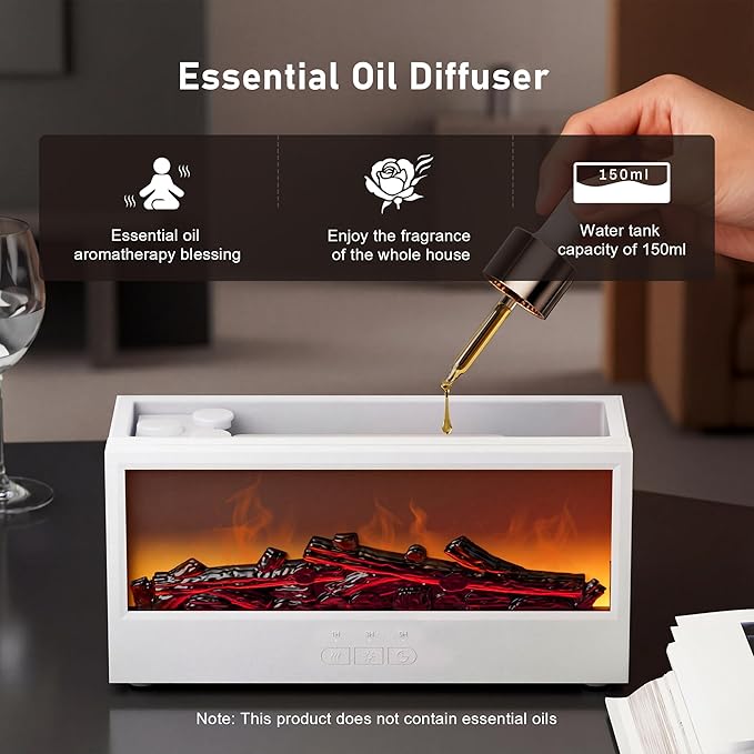 Difusor de Aromas Eléctrico Hotwill DQ717-1 con Luces LED y Temporizador miniatura 4