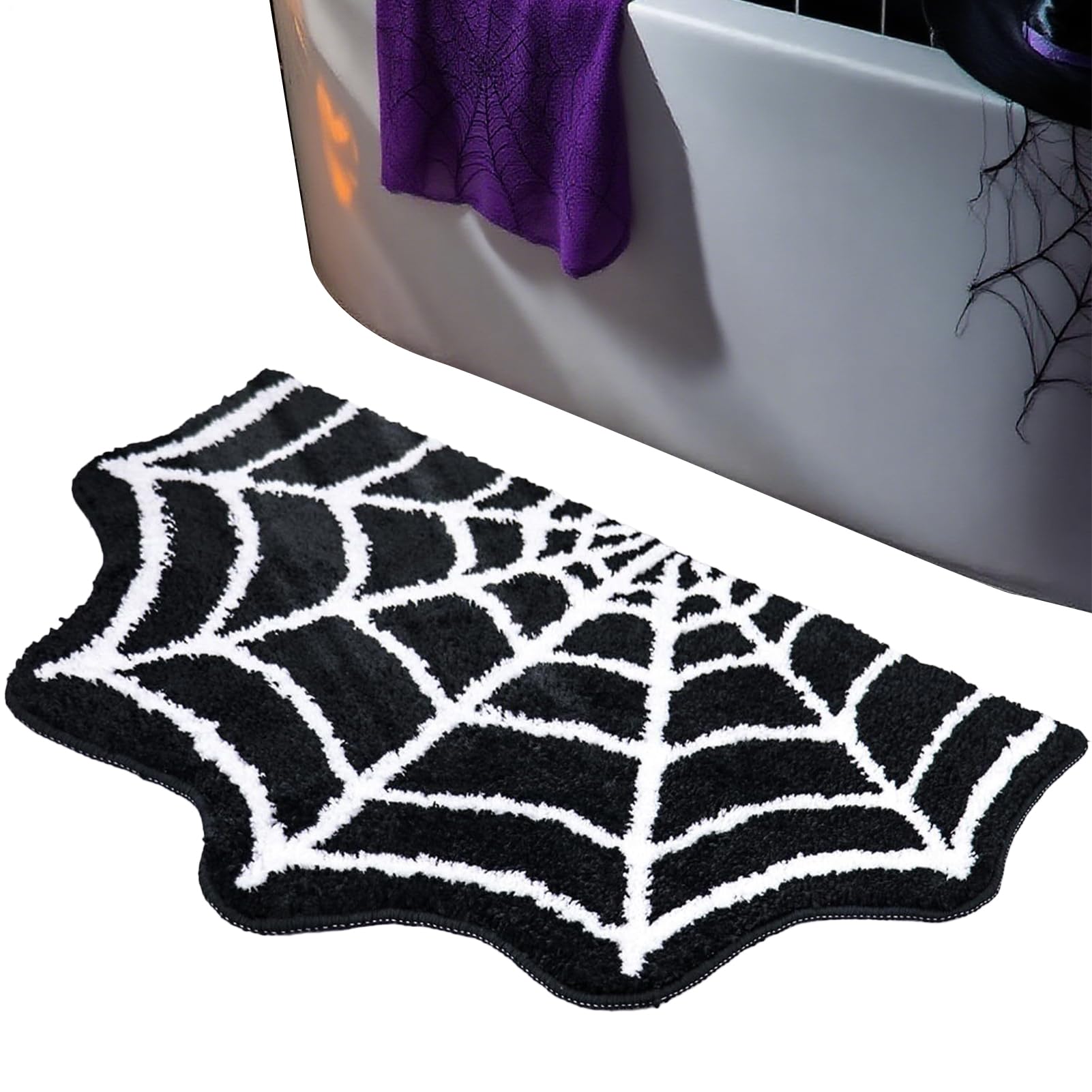 Tapis de chambre Halloween anti-glisse pour sécuriser l'entrée de nuit