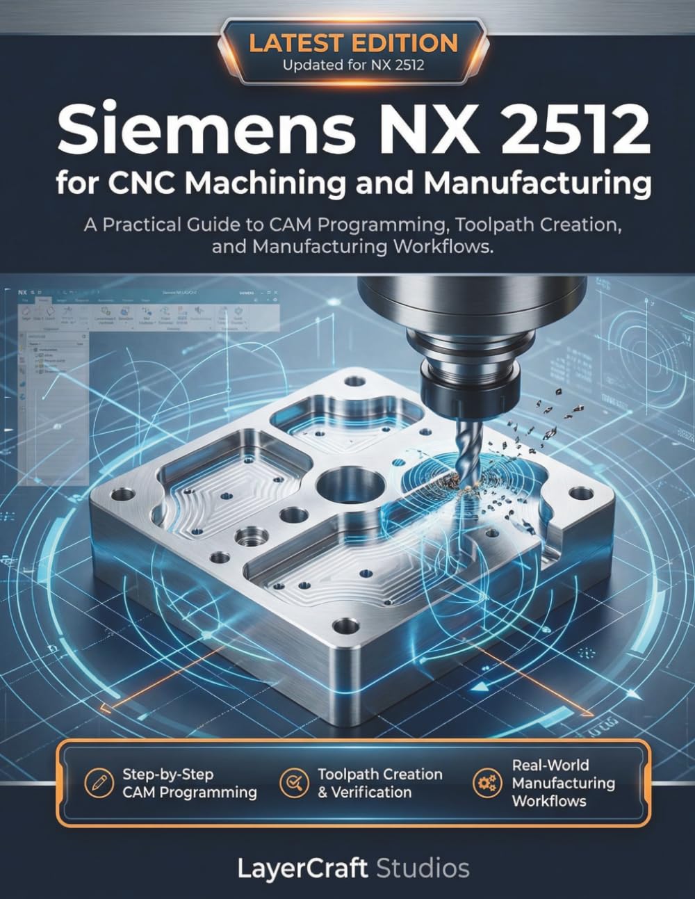 Siemens NX 2512 for CNC Machining and Manufacturing: A Practical Guide to CAM Programming, Toolpath Creation, and Manufacturing Workflows