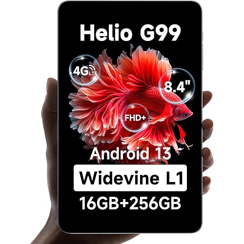 ALLDOCUBE Android 13 Tablet, 16GB (8+8) RAM 256GB ROM 512GB Expandable, Helio G99 8-Core CPU, 1920 * 1200 IPS In-Cell 8.4 Inch iPlay 50 Mini Pro, 5000mAh, 5MP/13MP, 4G LTE